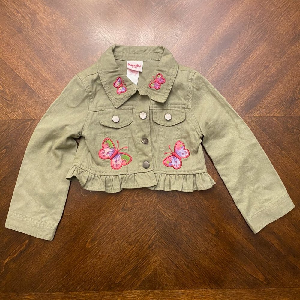 Green Jacket - Size 4 - Bit Cropped - Worn Once!